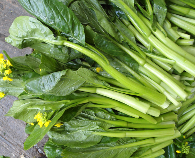 Brócoli chino o kai lan