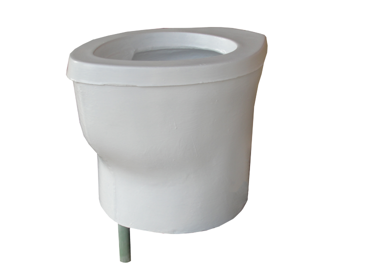 Taza cemento para sanitario compostero