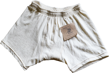Biker ropa interior hombre – algodón 100% natural sin colorantes – TZIN (2 piezas)
