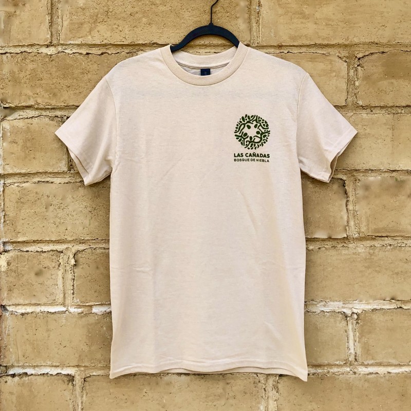 Playera helecho arborescente – color arena – serigrafía – algodón 100% – Las Cañadas